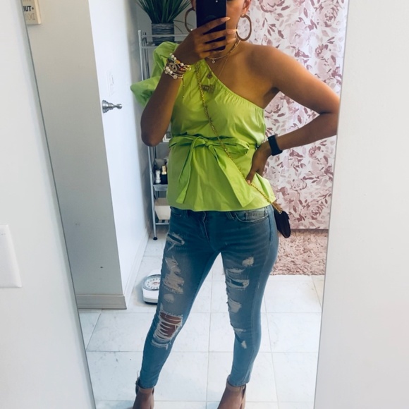 One Shoulder Top - Picture 2 of 2